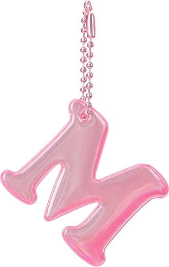 BAAGL reflective pendant letter M