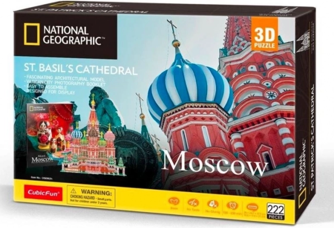 Puzzle 3D National Geographic St. Basil's Cathedral 222 pcs