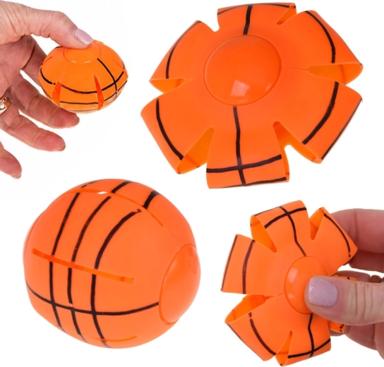 Flying disk ball “squeeze and throw” – elastic handheld toy 7 cm