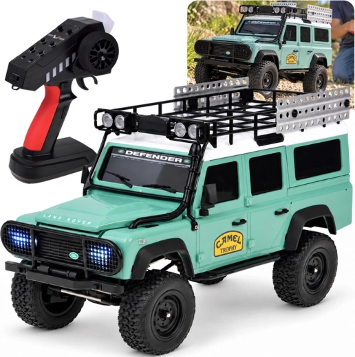Remote-controlled Land Rover Defender 110 4WD off-road model