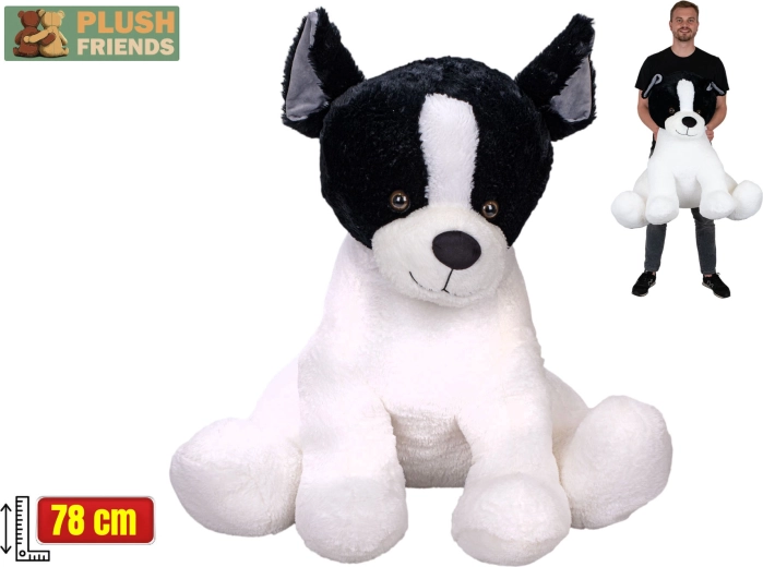 Plush Friends плюшен френски булдог 78 см