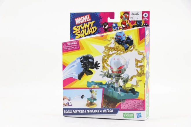 Фигурки Marvel Stunt Squad — Iron Man, Black Panther и Ultron