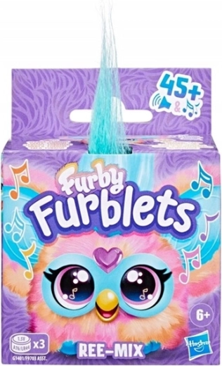 Furby Furblets Ree-Mix интерактивна миниплюшена играчка със звуци