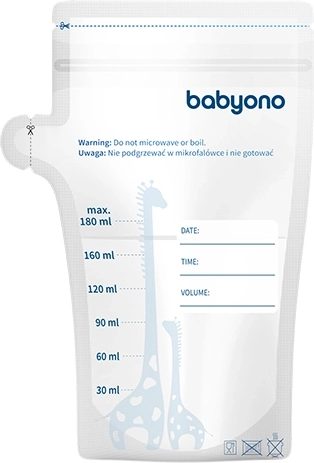 Пликове за кърма 180 мл – 30 бр. BabyOno