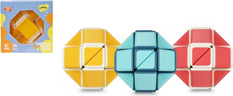 Colorful logic puzzle – rotating segment twist puzzle