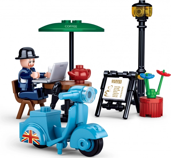 Sluban Town моторист на скутер – конструктор