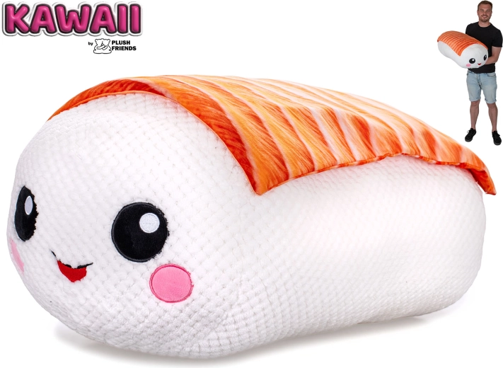 Plush Friends Kawaii plush sushi nigiri salmon 60 cm
