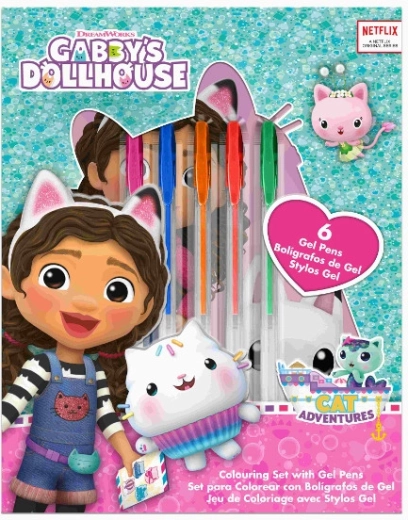 Комплект за писане GABBY’S DOLLHOUSE, 7 бр.