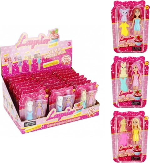 Laynier scented mini doll with animal and accessories