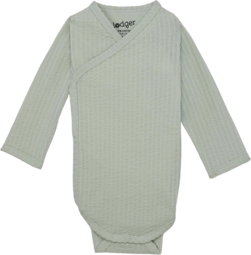 Lodger breathable long-sleeve bodysuit seersucker 62 - 1 piece