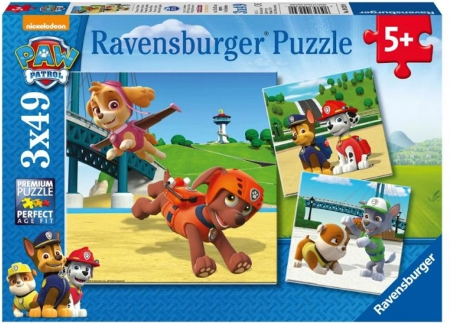 Пъзел Ravensburger Пес патрул 3×49 части