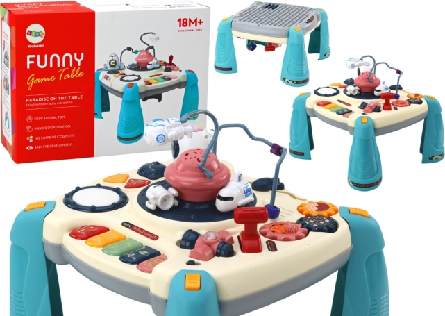 Детска интерактивна образователна масичка във форма на пиано