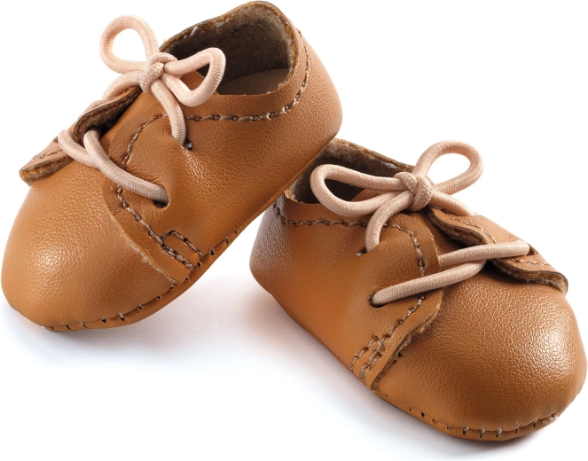 DJECO Pomea Brown Doll Shoes