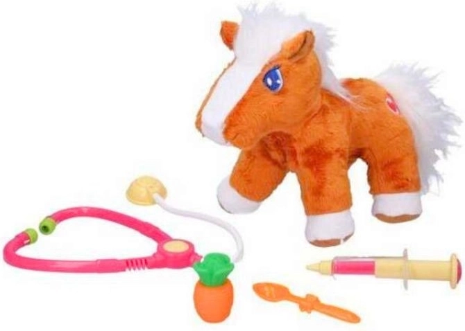 Интерактивен плюшен кон ветеринар със звукови ефекти