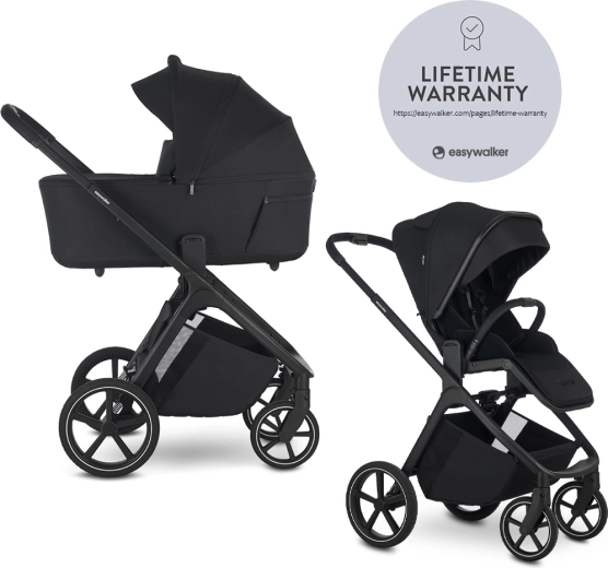Easywalker комбинирана детска количка Zoey Go Pure Black