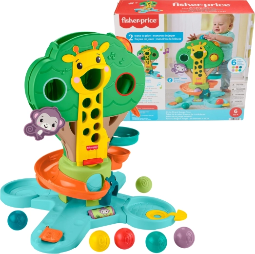 Fisher-Price активно дръвче с топчета – от седене до стоене