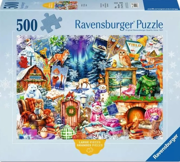 Ravensburger пъзел Планинско селце XXL 500 части