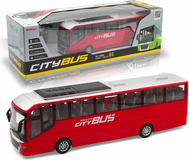 R/C автобус City Bus червен