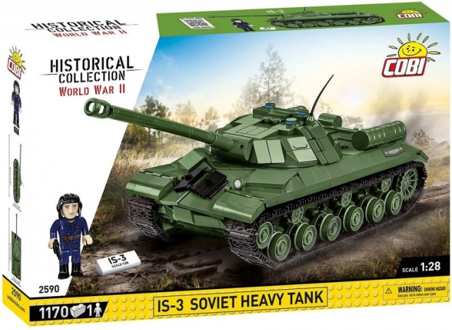 Конструктор на танк IS-3 – съветски тежък танк 1:28
