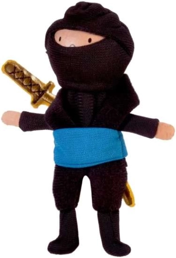 Finger Puppet Blue Ninja Fiesta Crafts