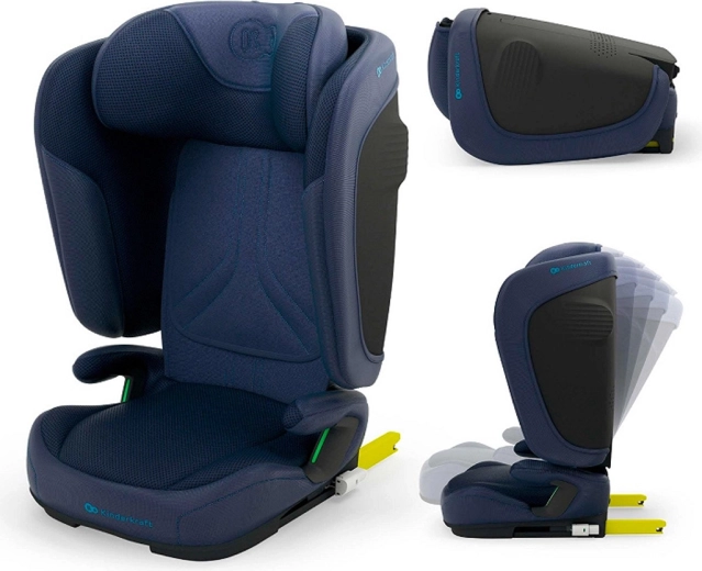 Детско столче за кола Kinderkraft Unity 2 i-Size (100–150 см) navy