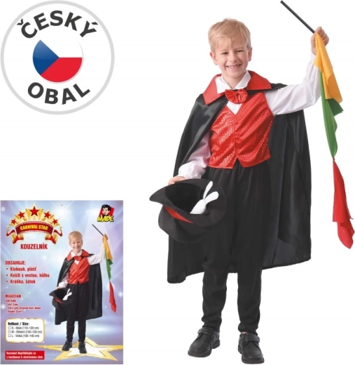 Children's magician carnival costume, 120–130 cm