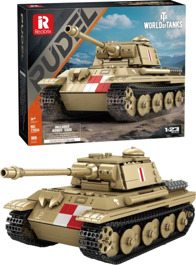 World of Tanks Pudel tank building set (969 pieces)