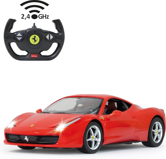 JAMARA Ferrari 458 Italia 1:14 Radio-Controlled Car, Red