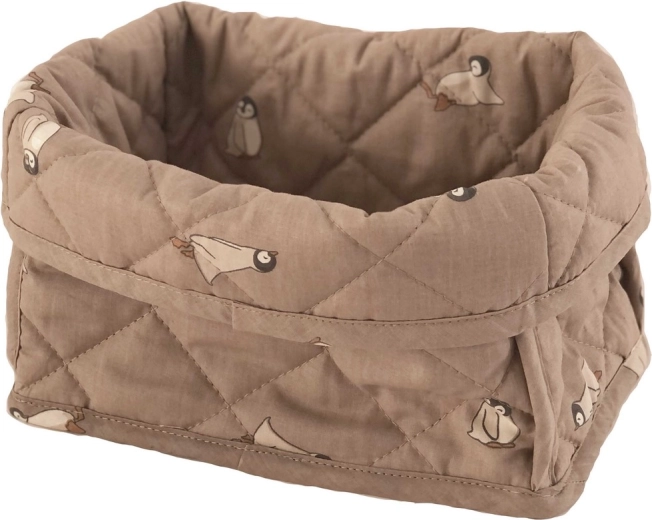 Petú petú quilted storage basket Penguin - 1 piece