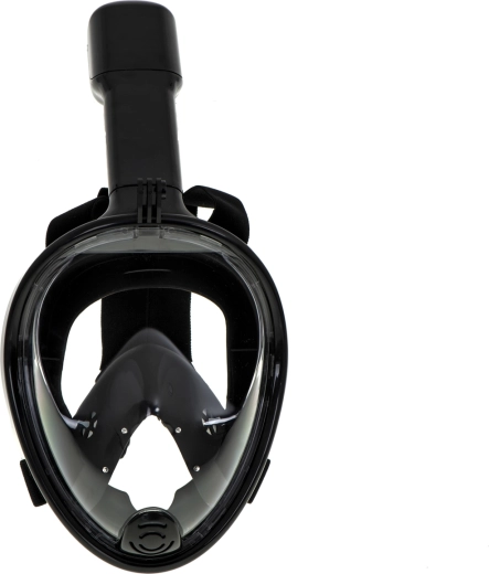 Full-face snorkeling mask L/XL black