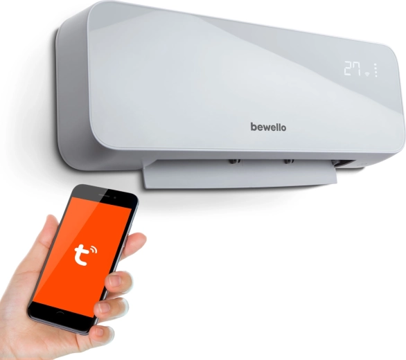 Tuya Smart Wall-Mounted Heater 1000/2000 W, Opal