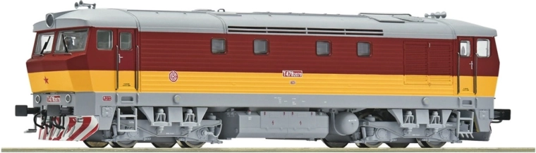 Roco diesel locomotive ČSD T 478 2079 “Bardotka” H0