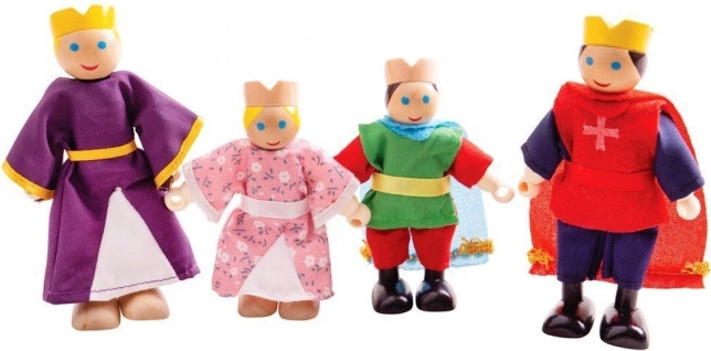 Bigjigs Toys дървени фигурки – кралско семейство