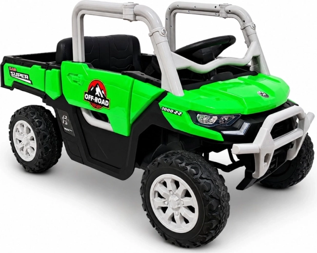 Детски електрически автомобил 4x4, 24 V, зелен