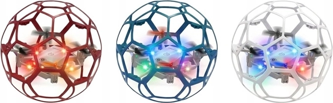 Мини RC дрон летяща топка с LED осветление