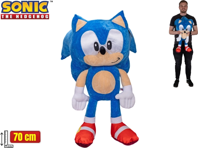 Плюшен таралеж SONIC Classic 70 см