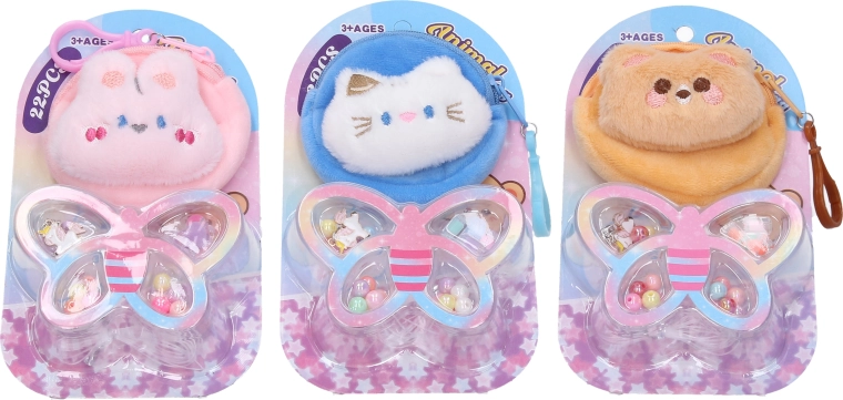 Plush Case with a Creative Bracelet-Making Set - 1 Piece