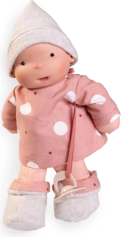 Antonio Juan Ariel органическа кукла с меко текстилно тяло 26 см