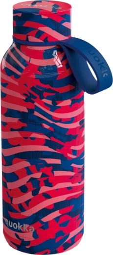 Stainless steel insulated bottle with loop Quokka Solid Clash 510 ml