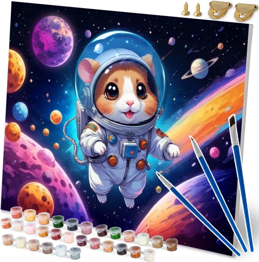 Рисуване по номера 40 × 50 см Астронавт Massido