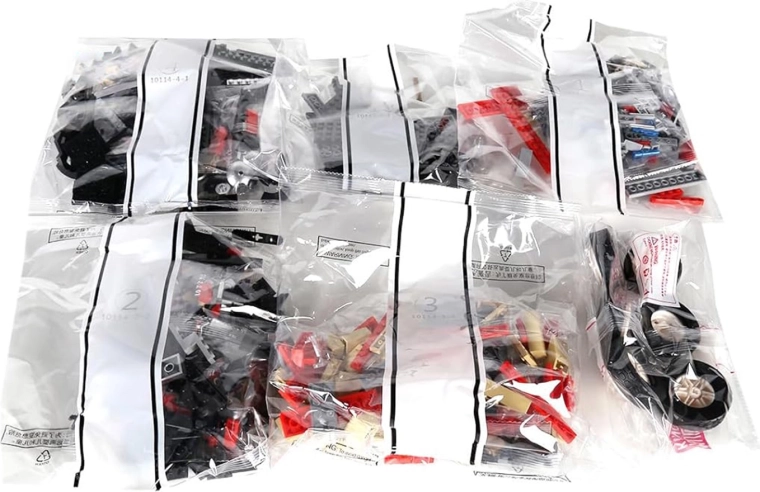 Конструктор ретро автомобил червен 1308 части