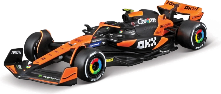 Bburago Formula 1 McLaren MCL38 2024 Lando Norris 1:43 model