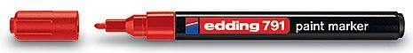Лаков маркер червен Edding 791
