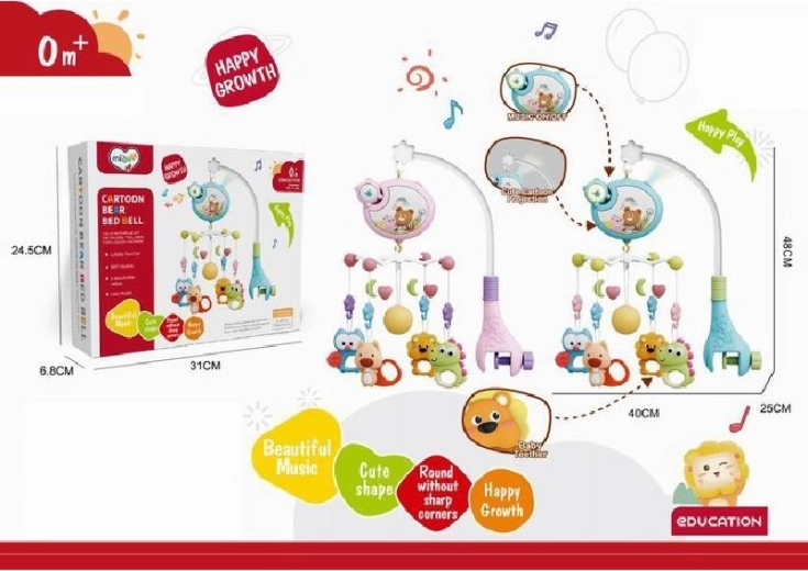 Мобил с музикална кутия за кошара