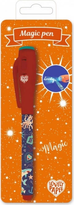 Вълшебна писалка с невидимо мастило DJECO – морски животни