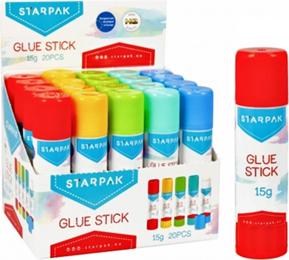 STARPAK лепило-стик 15 g с цветна опаковка – 1 брой