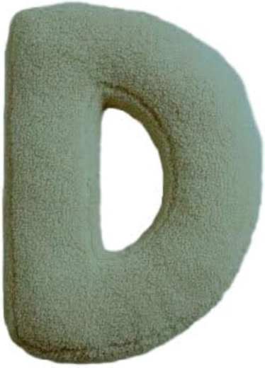 Mealini plush letter D green - 1 piece