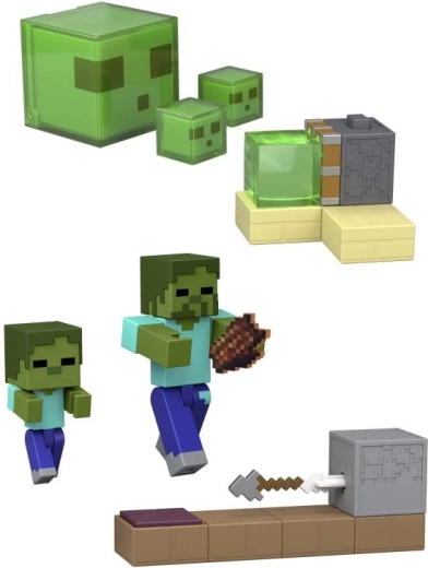 Minecraft екшън фигурка 8 см с игрови аксесоари