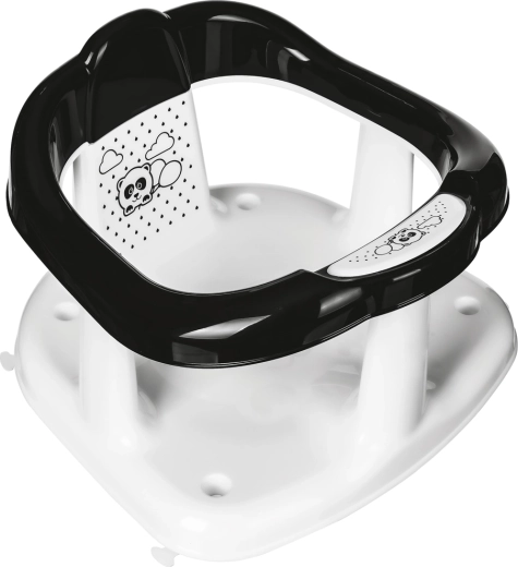 Maltex седалка за вана Panda бяло‑черна