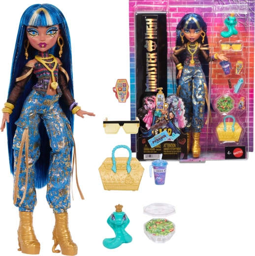 Monster High Cleo De Nile кукла 26 см с аксесоари и любимец